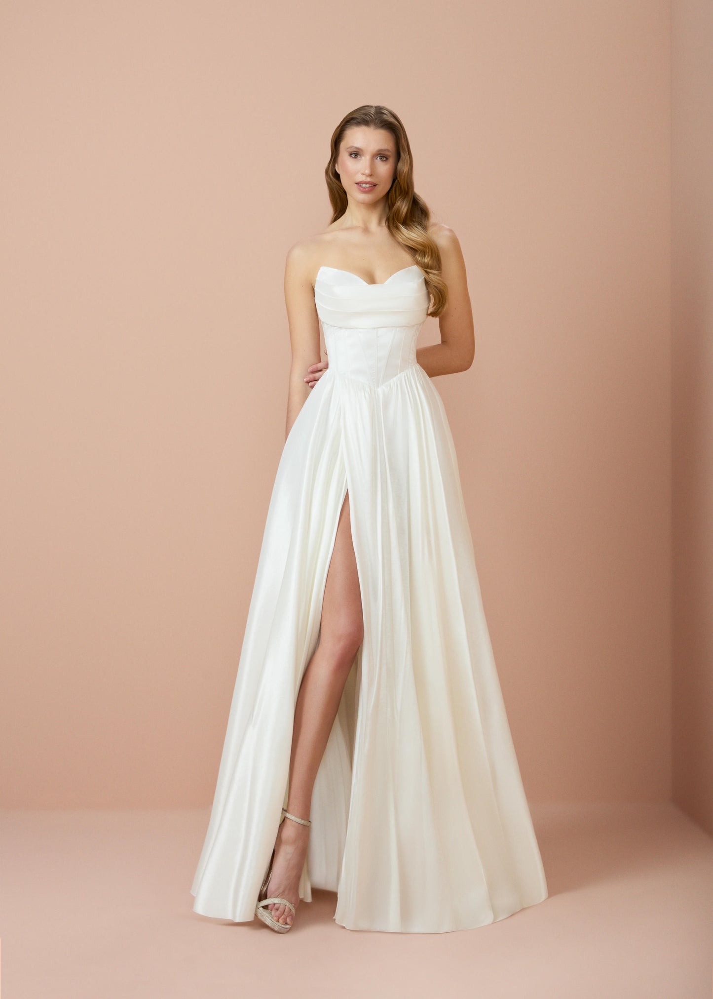 So Lady Model 2094 Straplez Korse Uzun Abiye Elbise