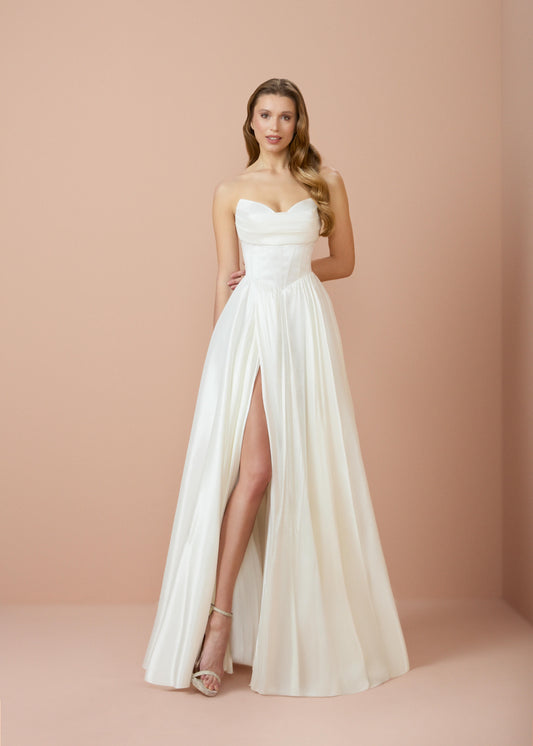 So Lady Model 2094 Straplez Korse Uzun Abiye Elbise